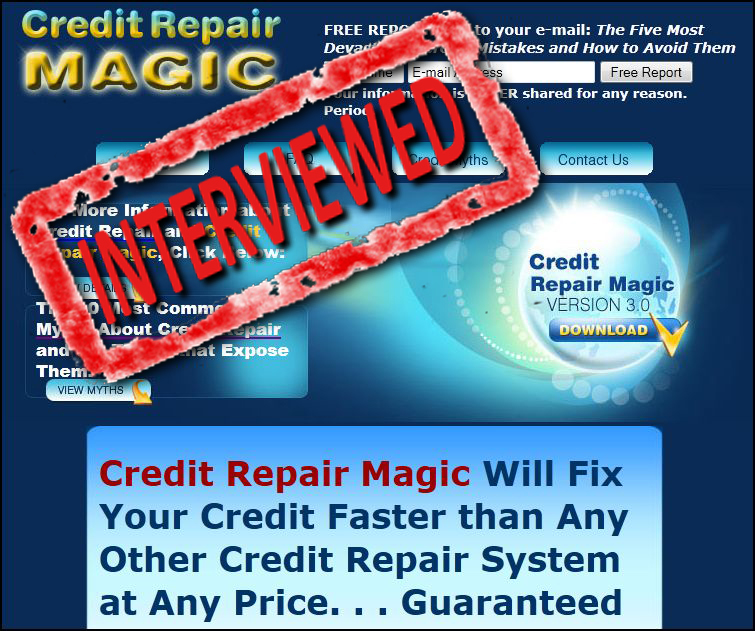 Credit Repair Magic(interviewed stamp)